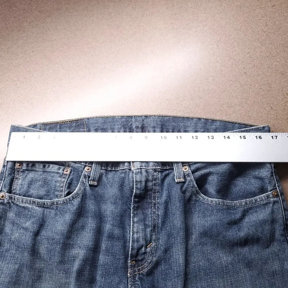 Levis 559 Relaxed Straight Leg Jeans Men 32x32 Blue Cotton Workwear 90s Skater
